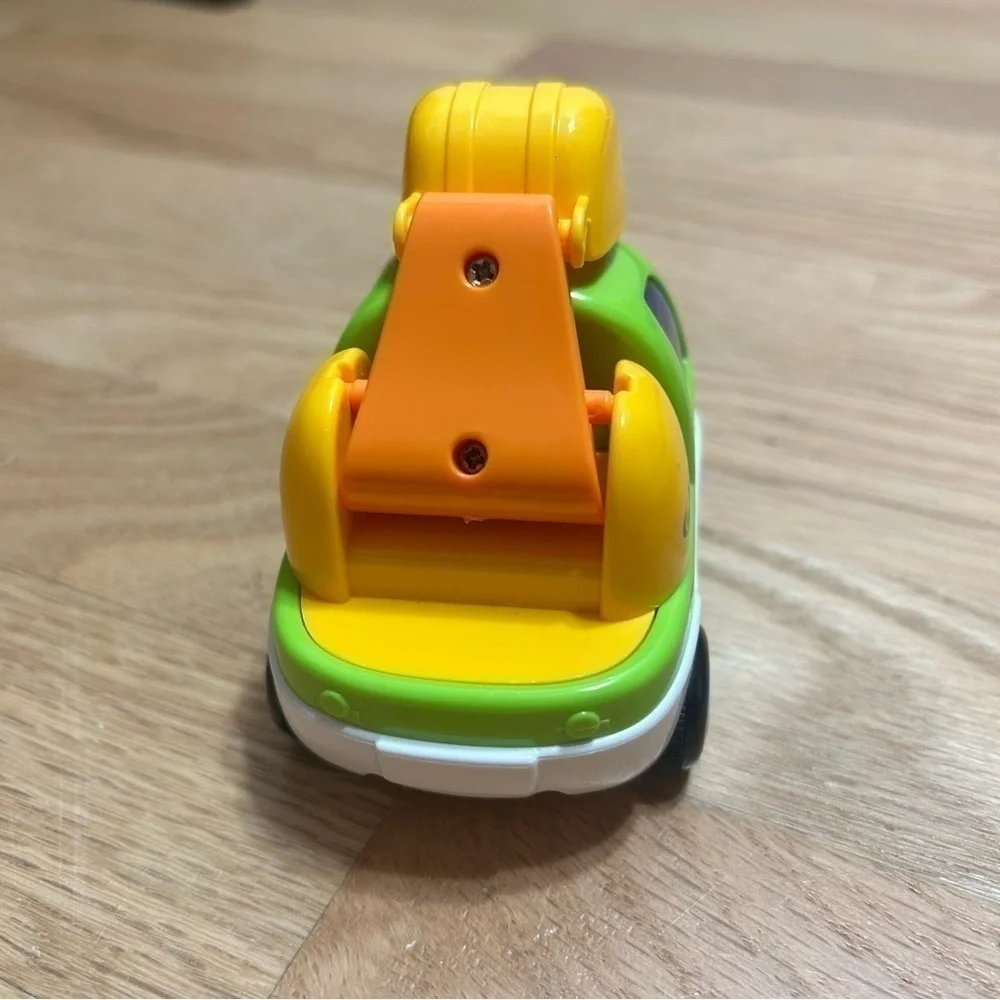 Junior Racers Excavator Push and Go Light and Sound Kids Toy Car Vehicle